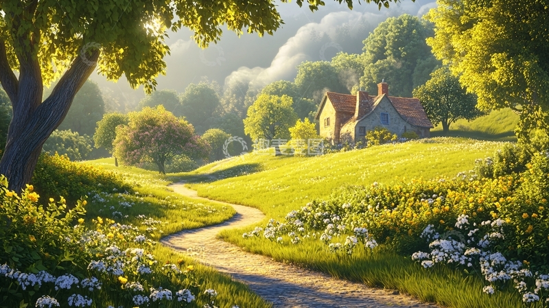 高清大图下载【趣麦麦图】唯美农村场景50