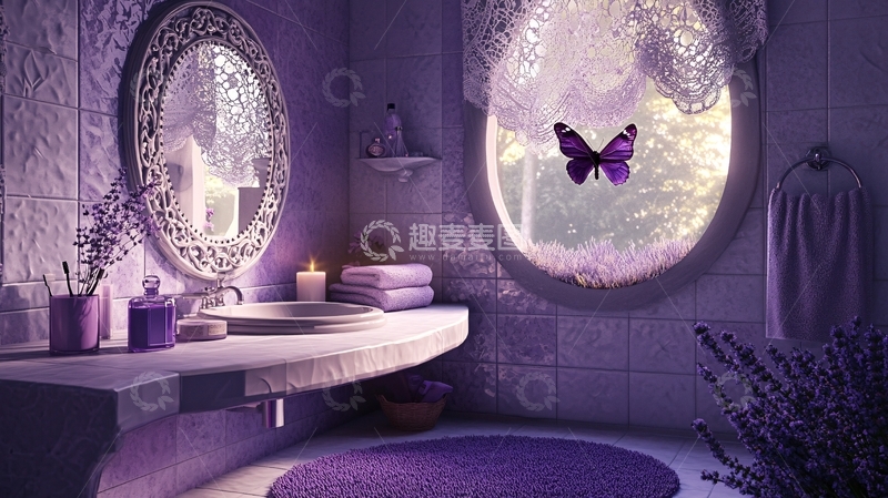 高清大图下载【趣麦麦图】花卉壁纸紫色壁纸