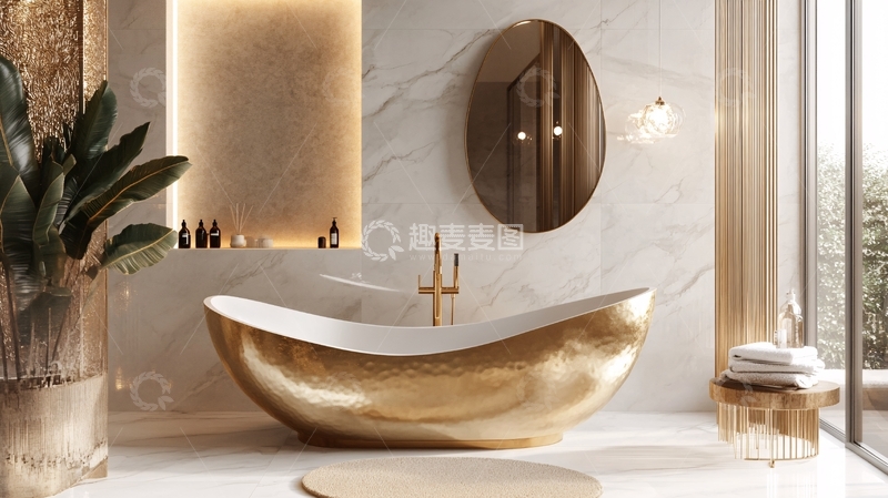 高清大图下载【趣麦麦图】浴缸场景图3