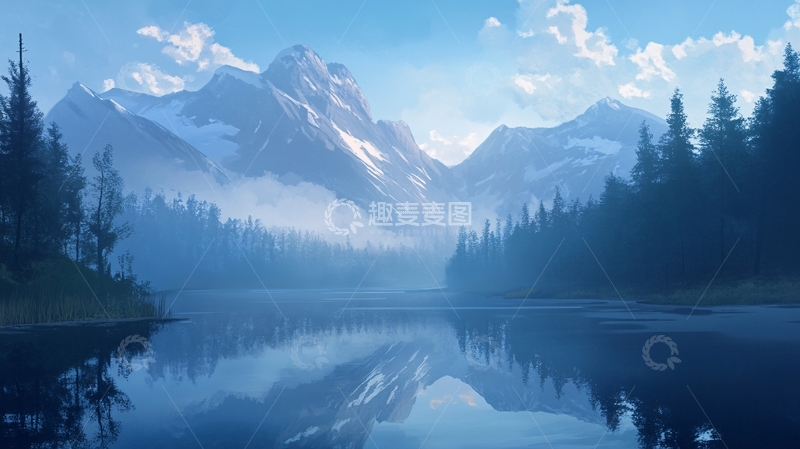 高清大图下载【趣麦麦图】唯美山水壁纸13