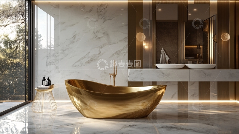 高清大图下载【趣麦麦图】浴缸场景图4