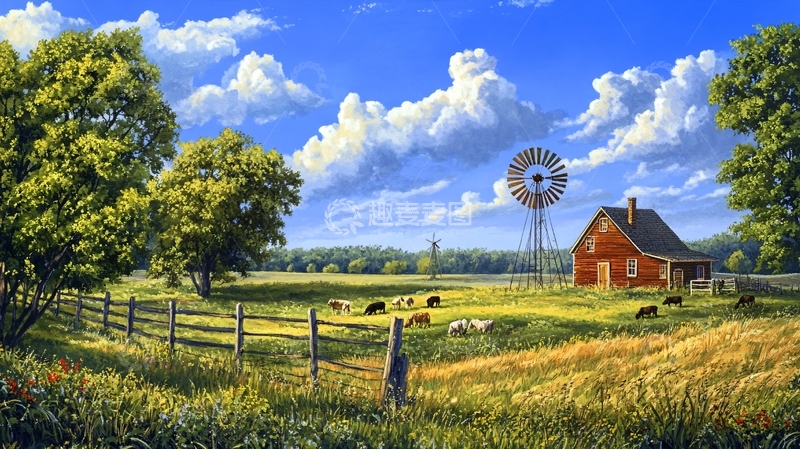 高清大图下载【趣麦麦图】唯美农村场景54