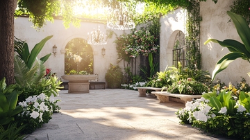 影视小品庭院背景2