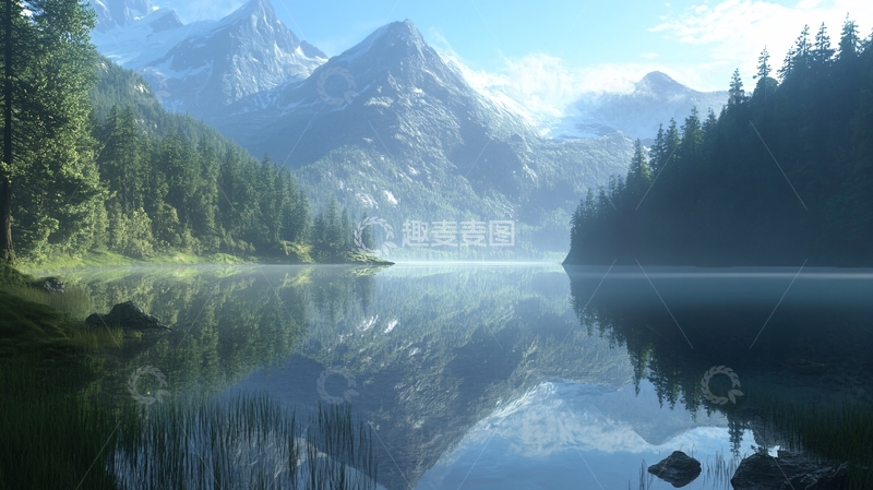 高清大图下载【趣麦麦图】高清宽幅山水风光42