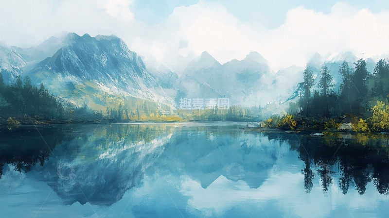 高清大图下载【趣麦麦图】高清宽幅山水风光41