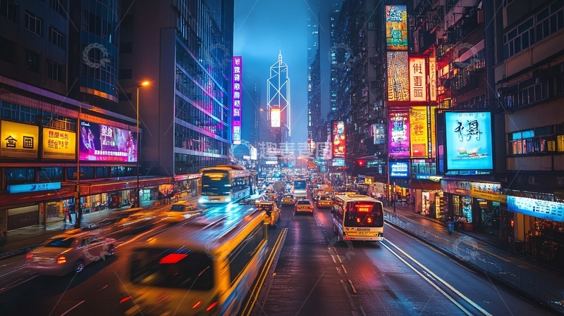 高清大图下载【趣麦麦图】旺角风光