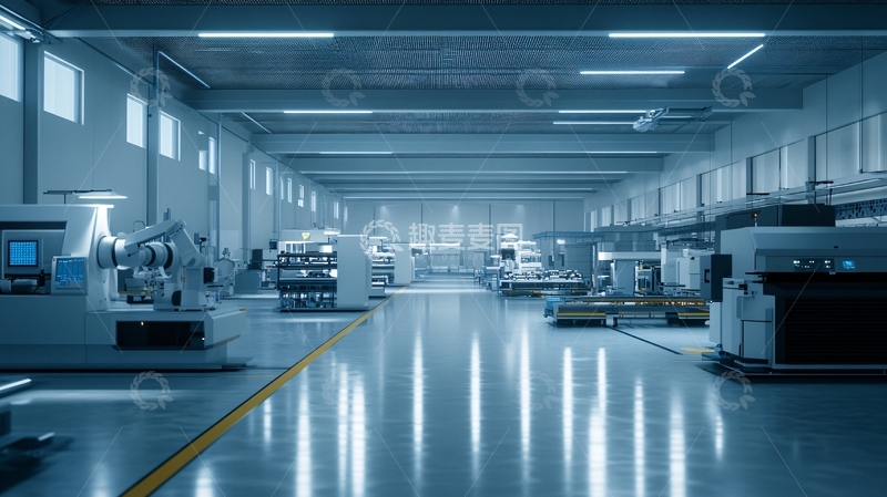 高清大图下载【趣麦麦图】现代工业生产车间