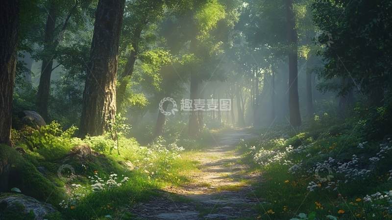 高清大图下载【趣麦麦图】唯美森系场景10