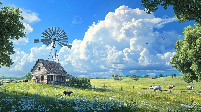 高清大图下载【趣麦麦图】唯美农村场景57