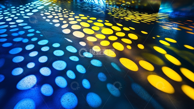 高清大图下载【趣麦麦图】圆点虚化光影1