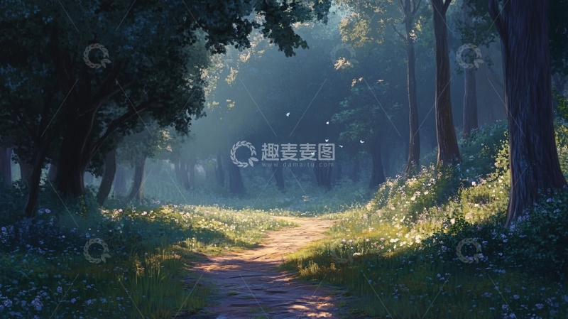 高清大图下载【趣麦麦图】风景厚涂4