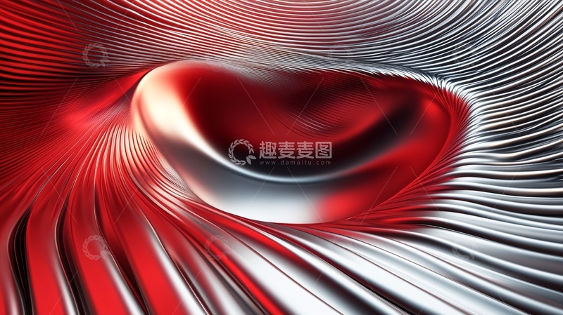 高清大图下载【趣麦麦图】红银几何光影