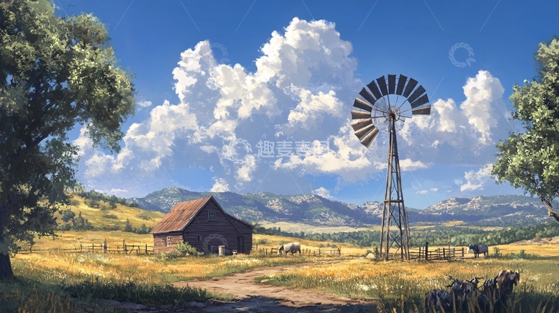 高清大图下载【趣麦麦图】唯美农村场景56
