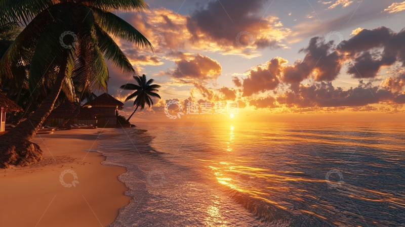 高清大图下载【趣麦麦图】热带海岛风情11