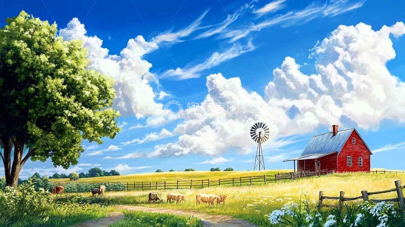 高清大图下载【趣麦麦图】唯美农村场景58