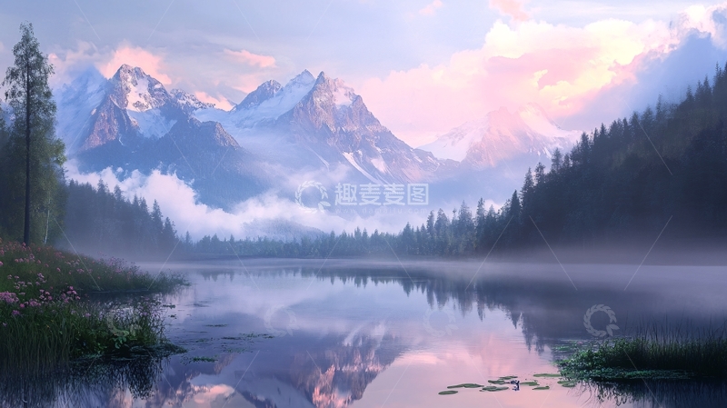 高清大图下载【趣麦麦图】宽屏风景画61