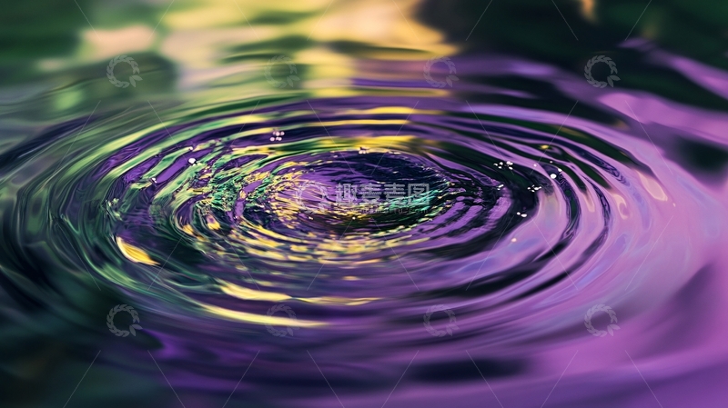 高清大图下载【趣麦麦图】绿色涟漪