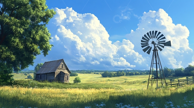 高清大图下载【趣麦麦图】唯美农村场景60