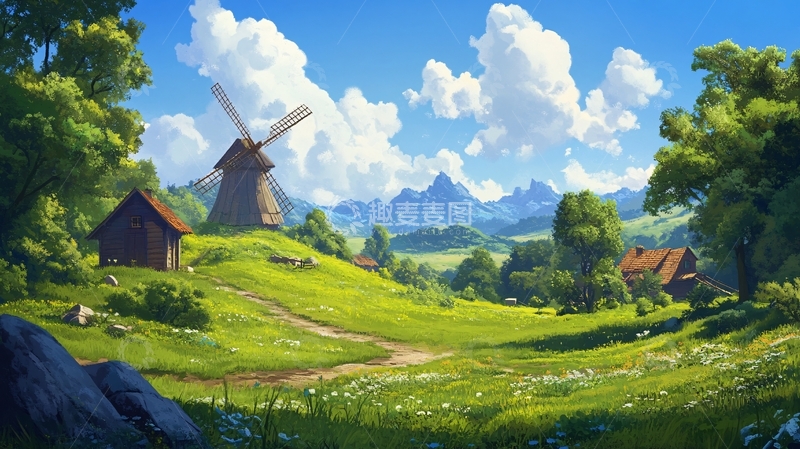 高清大图下载【趣麦麦图】唯美农村场景61