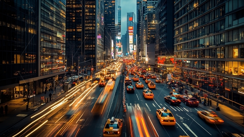 高清大图下载【趣麦麦图】繁华城市交通3