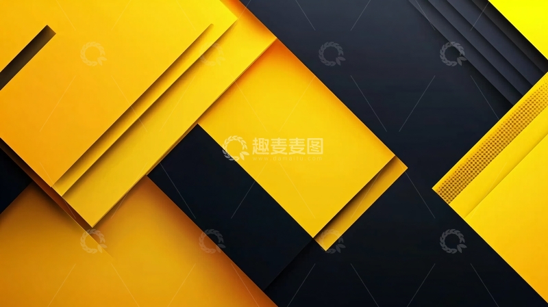 高清大图下载【趣麦麦图】黄黑撞色画册