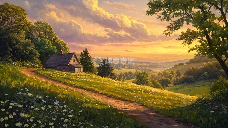 高清大图下载【趣麦麦图】唯美农村场景62