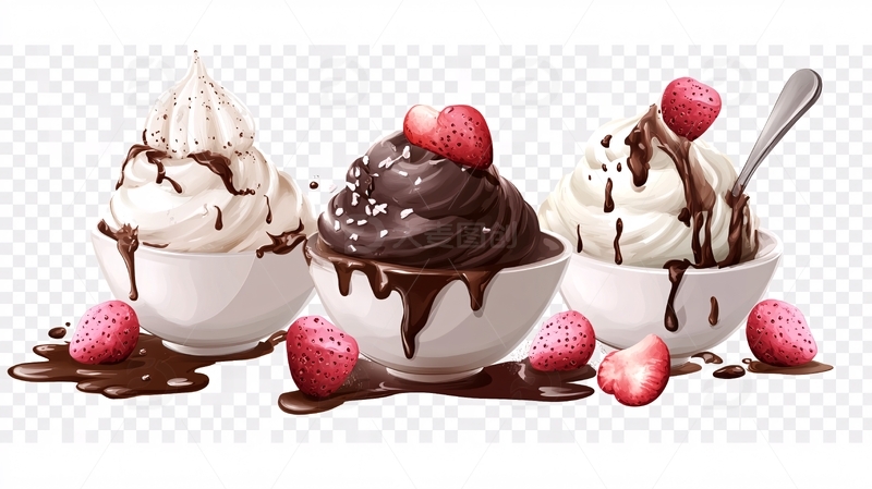 冰淇淋免扣素材5
