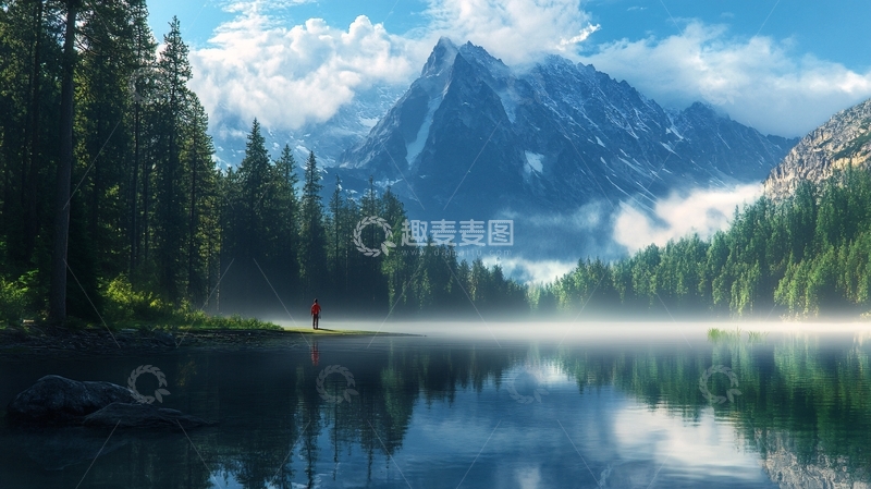 高清大图下载【趣麦麦图】高清宽幅山水风光44