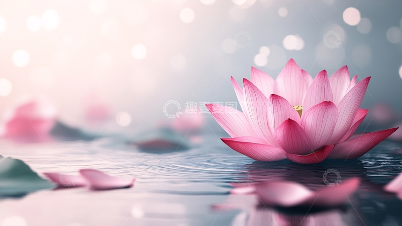 高清大图下载【趣麦麦图】唯美意境睡莲2