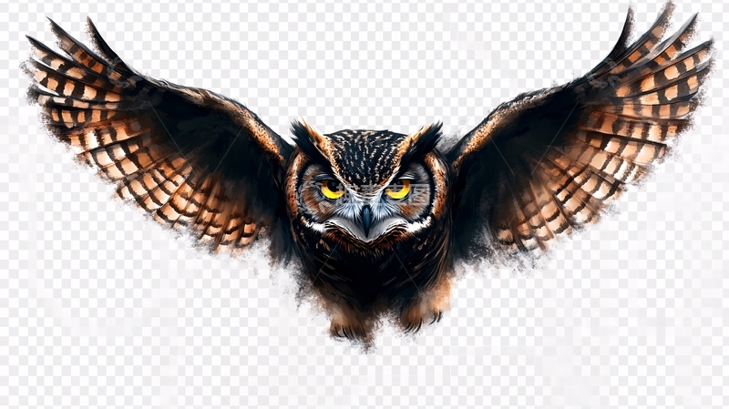 高清大图下载【趣麦麦图】猫头鹰素材