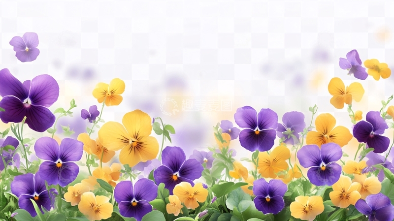 高清大图下载【趣麦麦图】婆婆纳背景素材