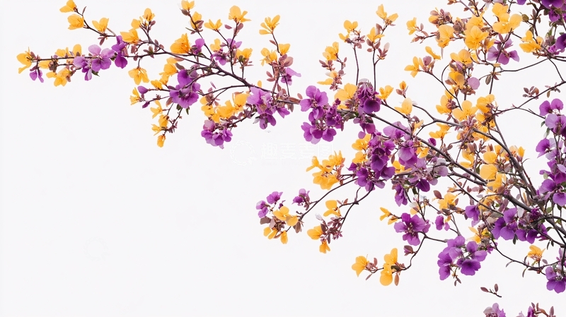 高清大图下载【趣麦麦图】紫荆花素材