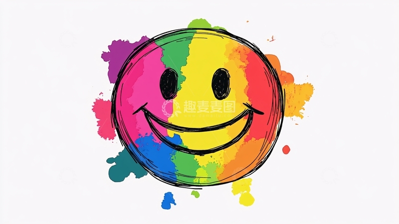 高清大图下载【趣麦麦图】丰富多彩的笑脸