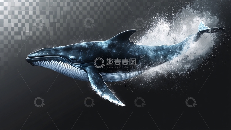 高清大图下载【趣麦麦图】海洋海豚鲸鱼2