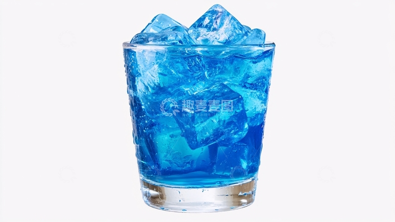 高清大图下载【趣麦麦图】蓝色诱惑冰饮