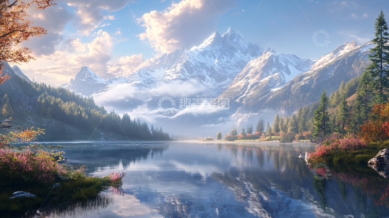 高清大图下载【趣麦麦图】唯美山水壁纸15