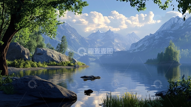 高清大图下载【趣麦麦图】宽屏风景画64