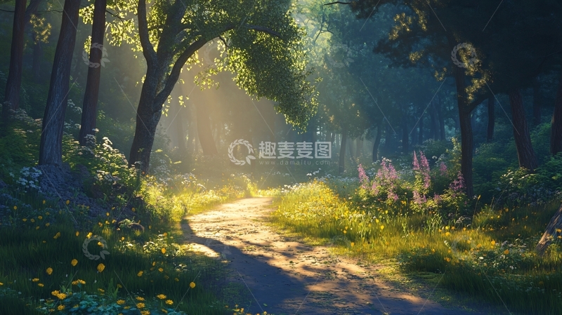 高清大图下载【趣麦麦图】唯美森系场景13