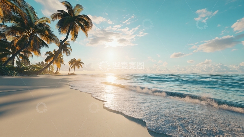 高清大图下载【趣麦麦图】热带风光海滨风光17