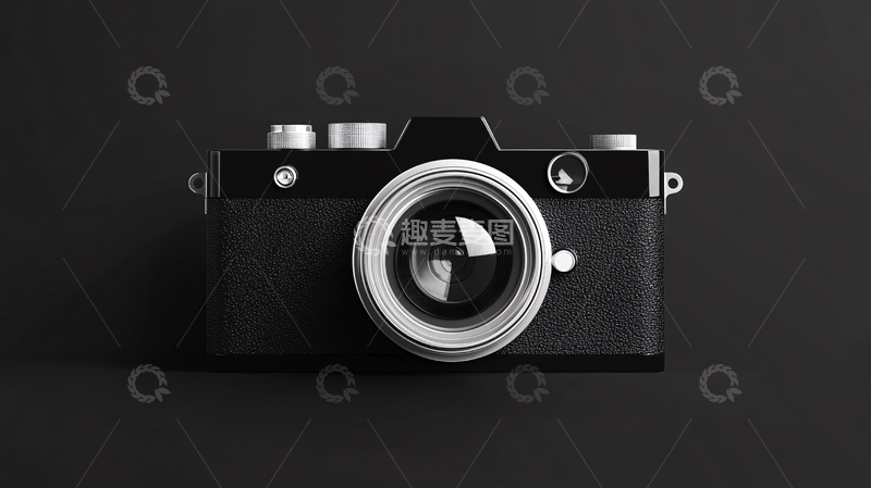高清大图下载【趣麦麦图】银镜头透明相机