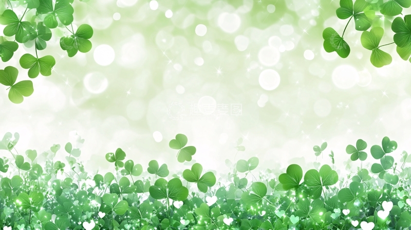 高清大图下载【趣麦麦图】四叶草桌面壁纸