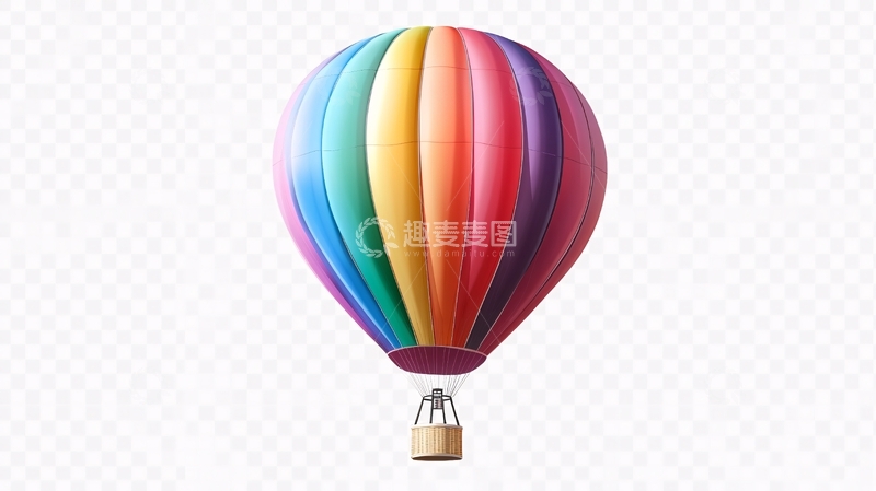 高清大图下载【趣麦麦图】热气球元素1