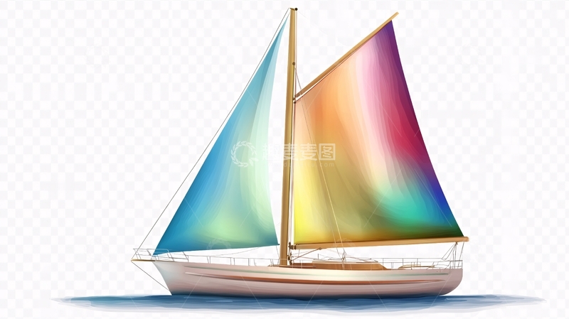 高清大图下载【趣麦麦图】扬帆远航元素2