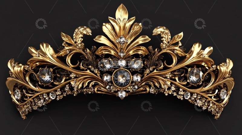 高清大图下载【趣麦麦图】华丽纯金黄金贵族皇室