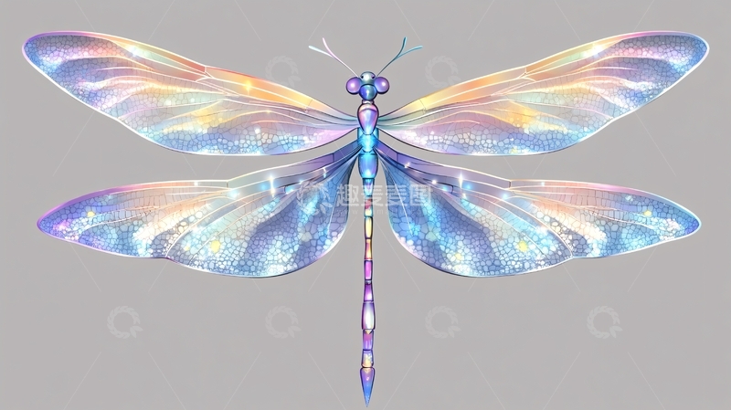 高清大图下载【趣麦麦图】绚丽质感蝴蝶1