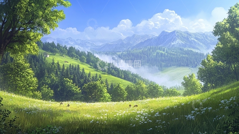 高清大图下载【趣麦麦图】宽屏风景画69