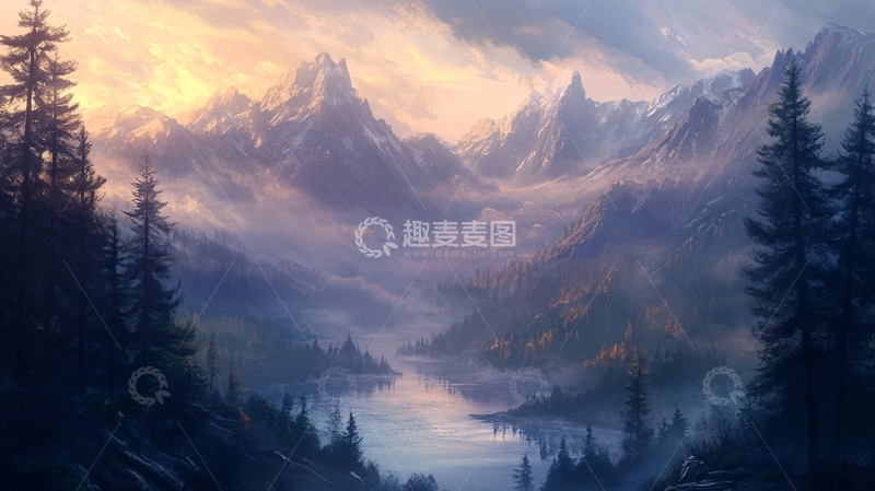 高清大图下载【趣麦麦图】宽屏风景画72