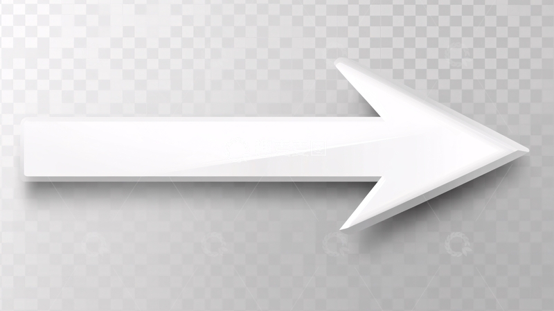 高清大图下载【趣麦麦图】白色三角箭头指示