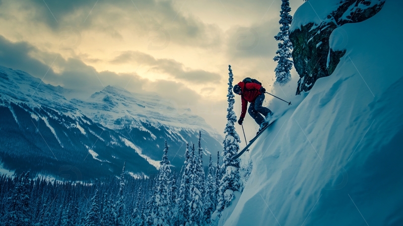 高清大图下载【趣麦麦图】勇于攀登高峰精神
