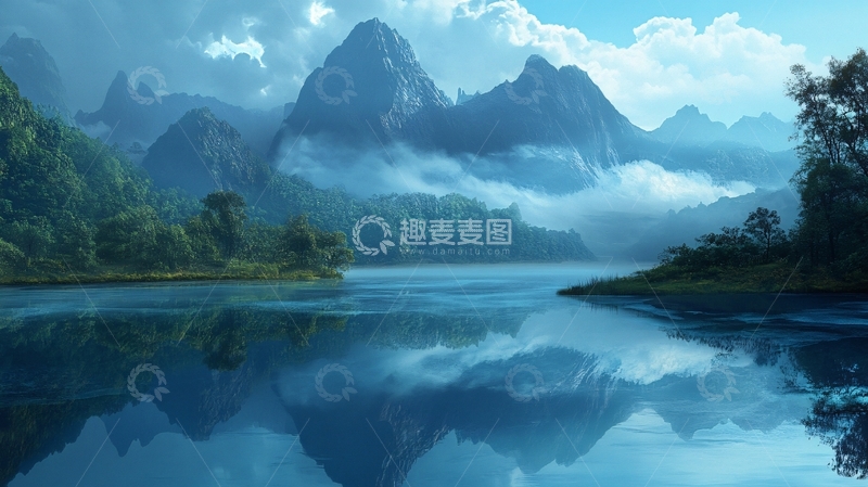 高清大图下载【趣麦麦图】高清宽幅山水风光46